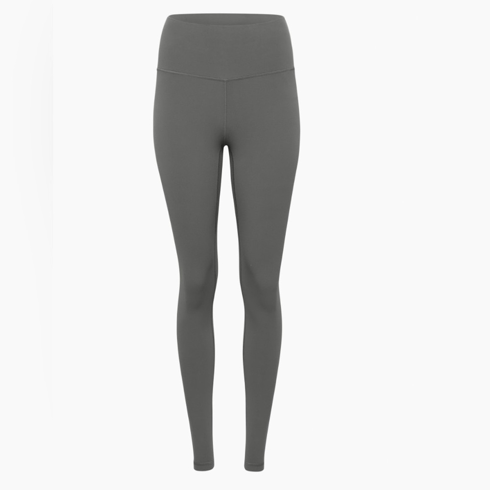 TNA BUTTER SUPER HI-RISE ATMOSPHERE ANKLE LEGGINGS IN COAL GREY